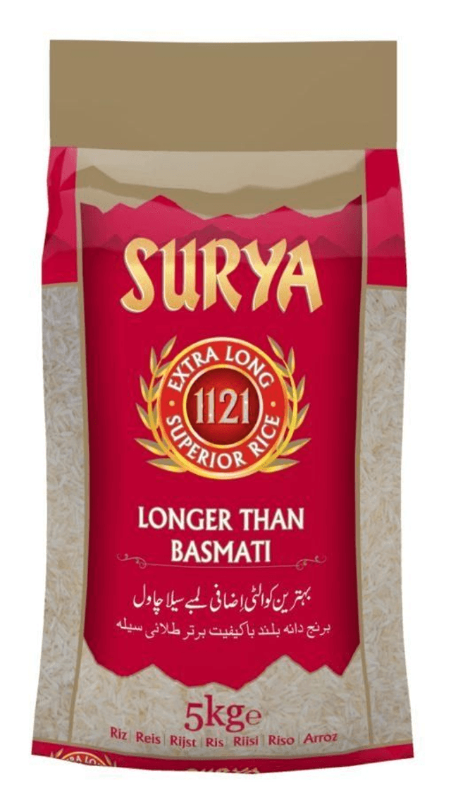 Basmati Rice Surya Extra Long Superior 1121 - 10kg