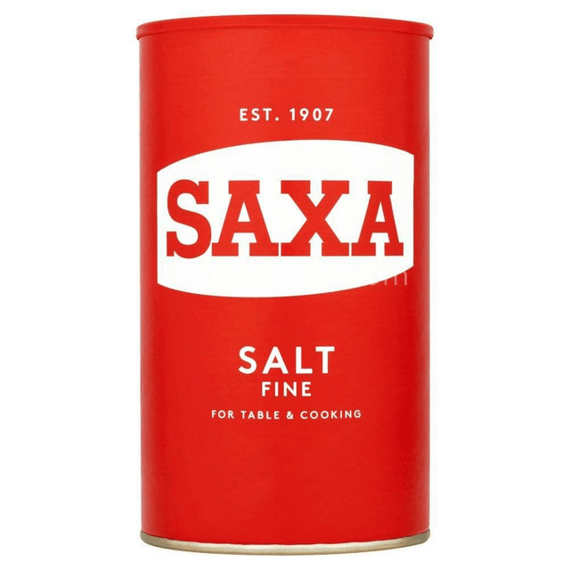 Saxa Table Salt Drum 750g