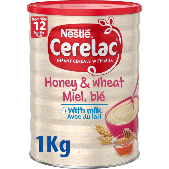 Cerelac Nestle Infant Cereals With Milk Honey &amp; Wheat 1kg